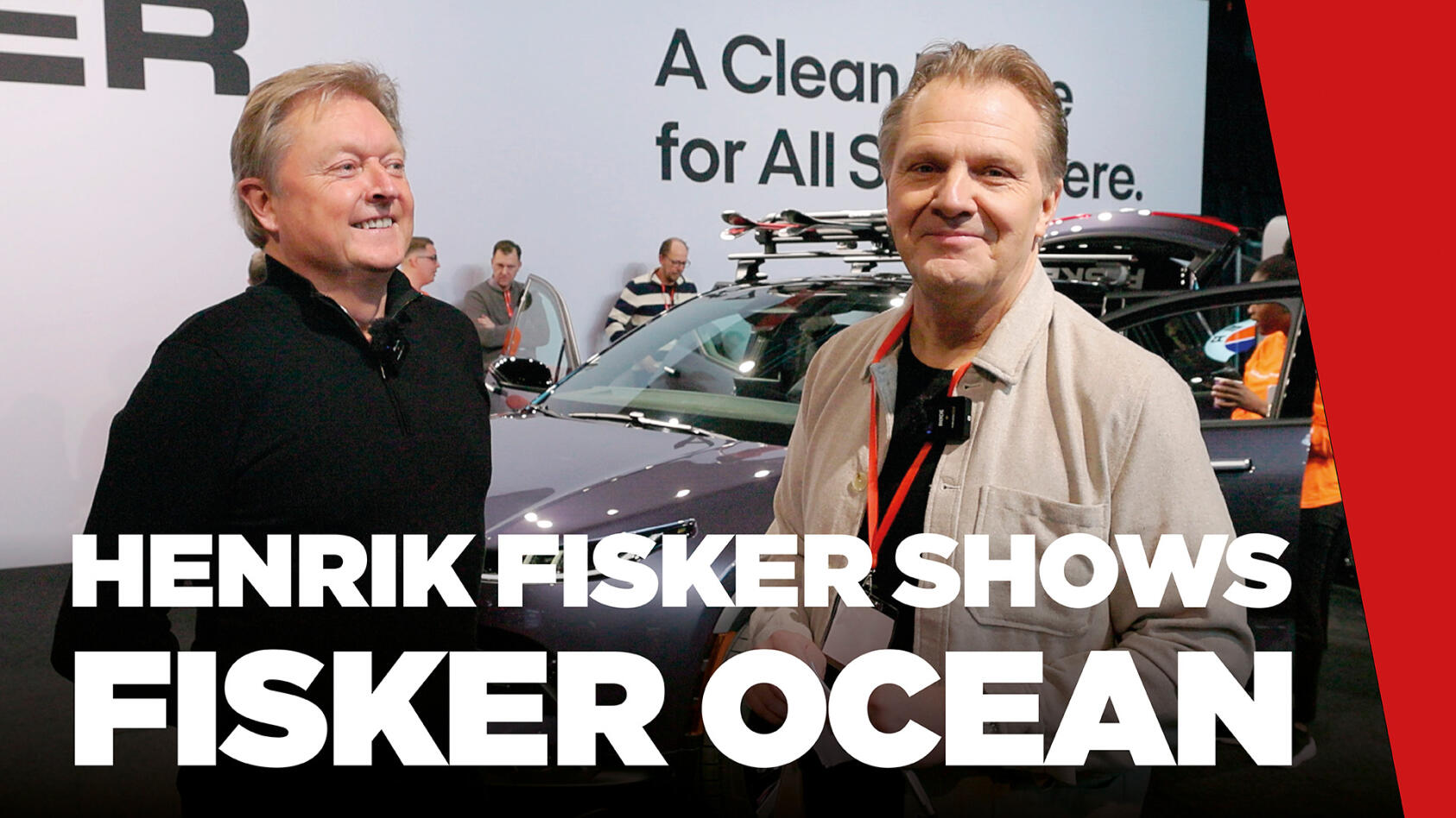 Chefredaktör Alrik Söderlind har intervjuat den bekante bilchefen och erfarne designern Henrik Fisker, som berättar om sin nya elsuv.
