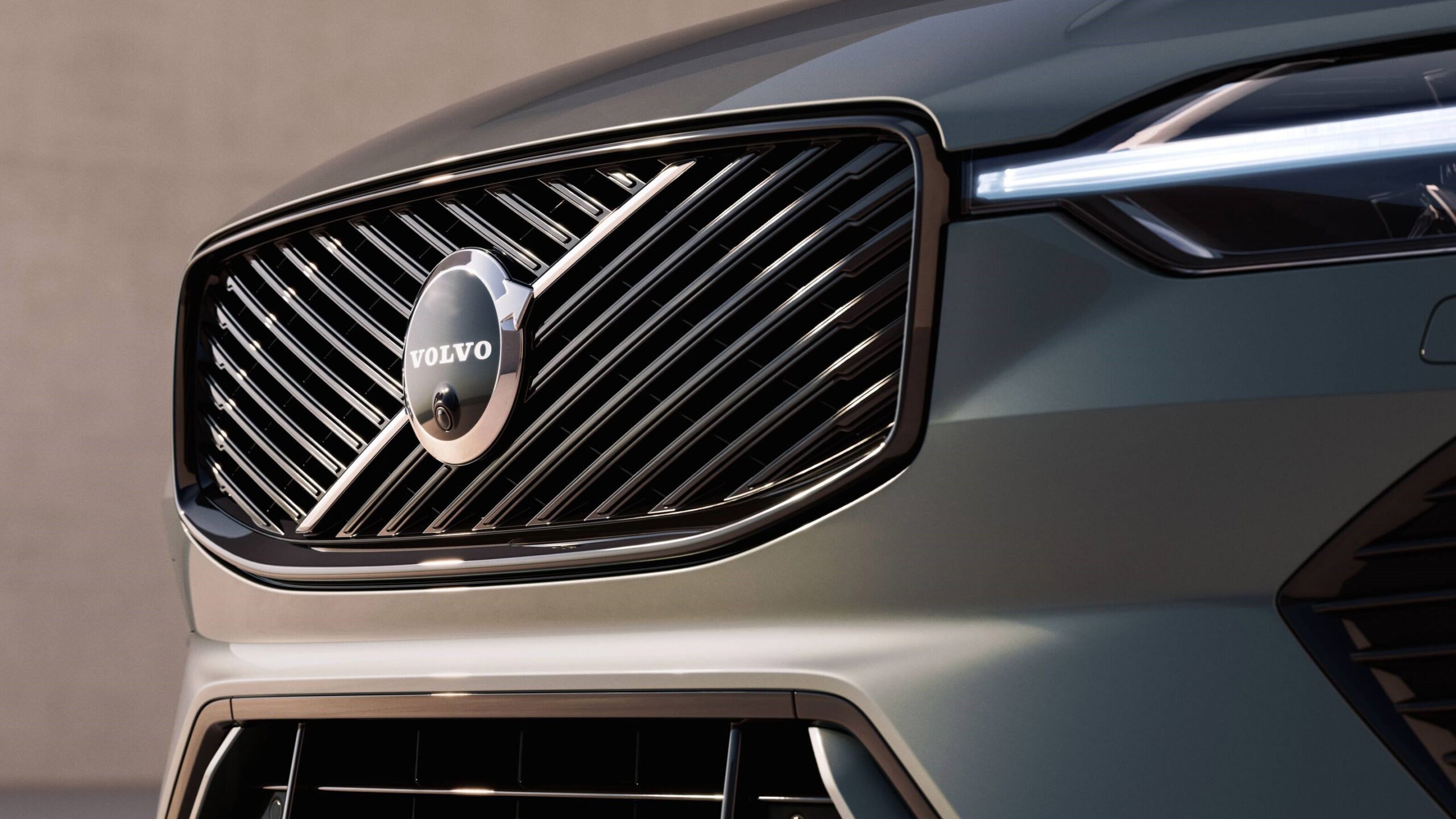 Grillen på Volvo XC60 facelift.