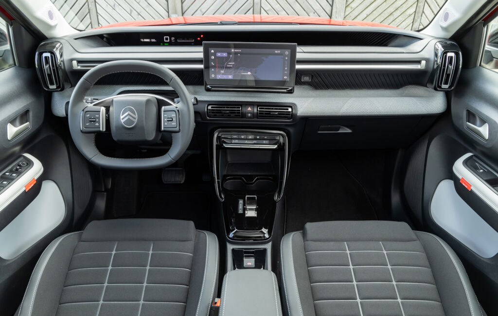 Citroën e-C3 förarmiljö