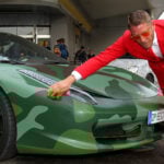 Ferrari 458 camo-folierad.