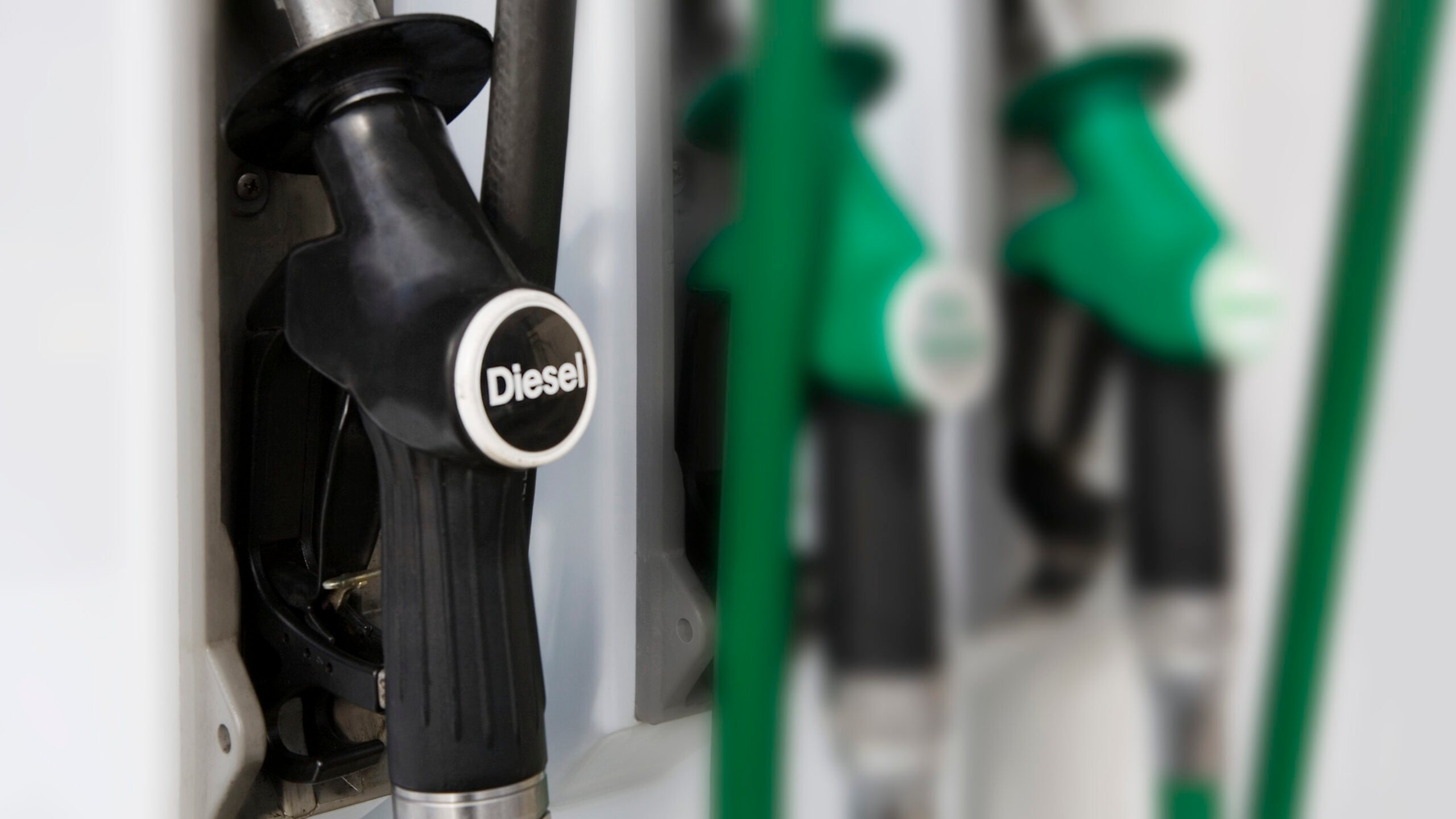 Dieselpump på mack.