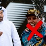 FIA:s ordförande Mohammed bin Sulayem och Johnny Herbert, tidigare F1-förare och domare. Herbert lämnar sin roll som F1-domare inför säsongsstarten.