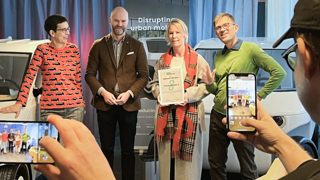 Presceremoni för Årets miljöbästa bil