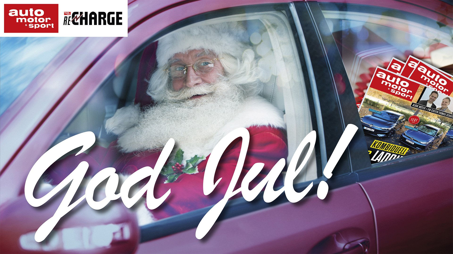 God jul-hälsning från auto motor & sport.
