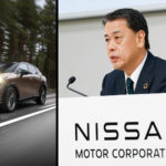 Nissan Ariya och Nissans vd Makoto Uchida