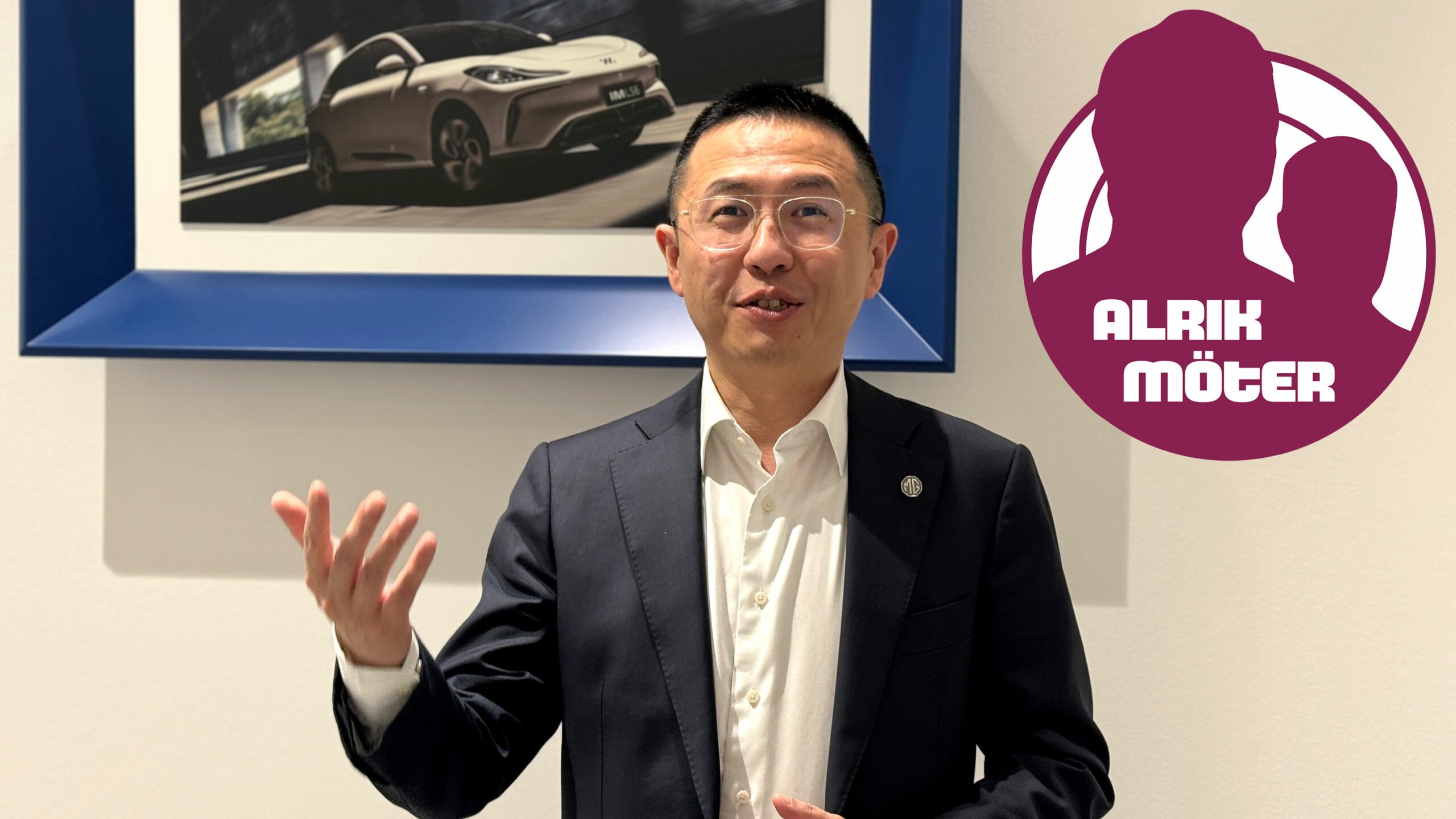 Aiden He, chef SAIC och MG i Europa