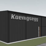 Koenigseggs tilltänkta byggnad vid badpärlan Skepparkroken i Ängelholm.
