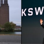 Volkswagen-fabriken i Wolfsburg och vd Blume.
